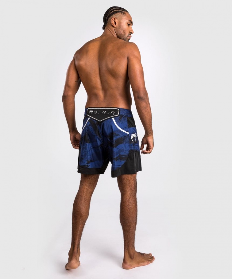 Short Venum Electron 3.0 Fight Homme Bleu Marine Bleu  | QWL-1285441