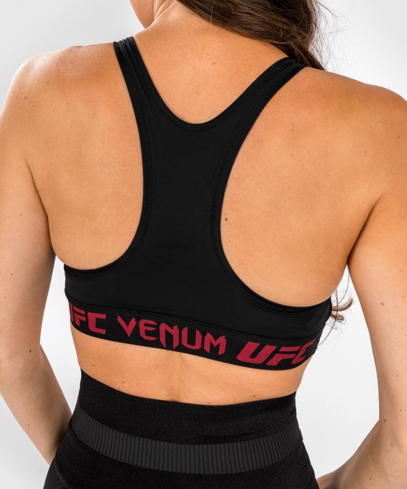 Soutien Gorge Sport Venum UFC Authentic Fight Week 2.0 Femme Noir Rouge  | CZO-7992444