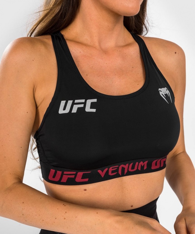 Soutien Gorge Sport Venum UFC Authentic Fight Week 2.0 Femme Noir Rouge  | CZO-7992444