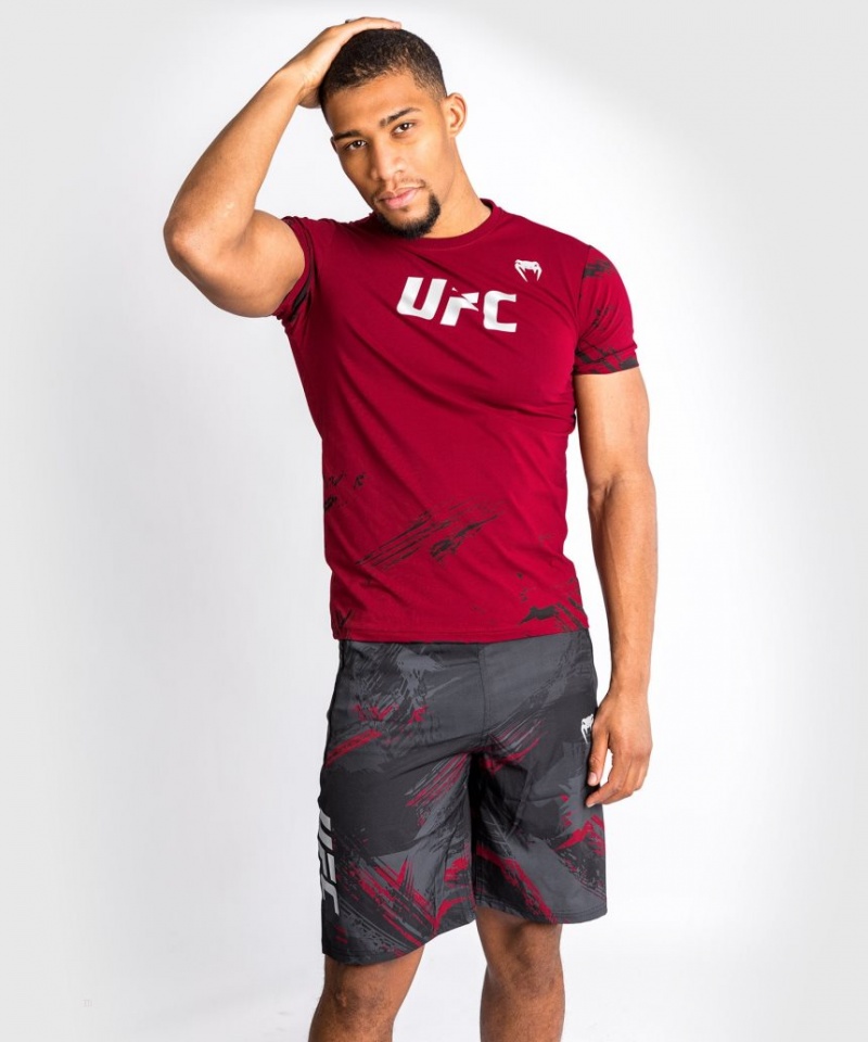 Short Venum UFC Authentic Fight Week 2.0 Performance Homme Noir Rouge  | LBD-9812047