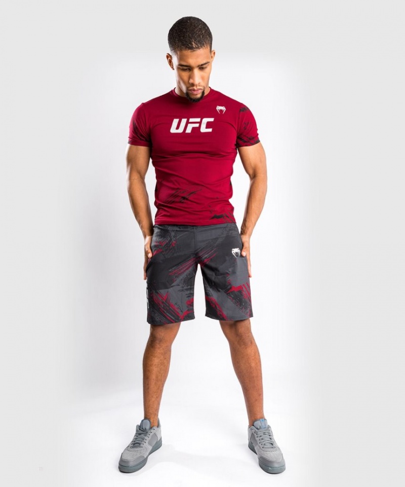 Short Venum UFC Authentic Fight Week 2.0 Performance Homme Noir Rouge  | LBD-9812047