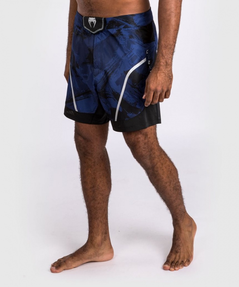 Short Venum Electron 3.0 Fight Homme Bleu Marine Bleu  | QWL-1285441