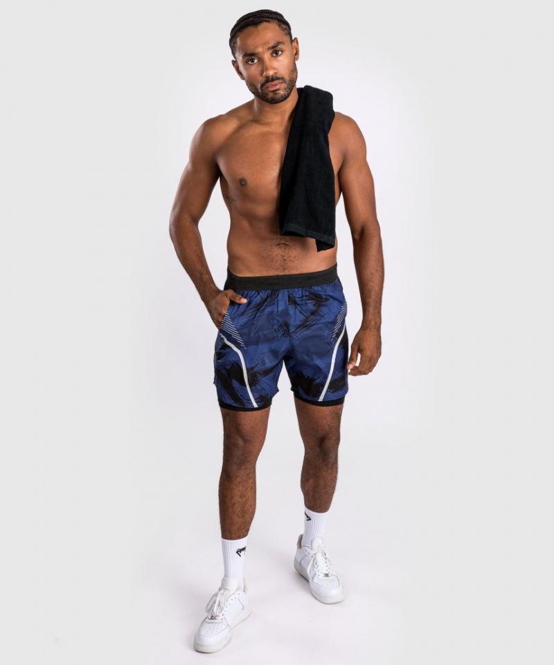 Short Venum Electron 3.0 Course Homme Bleu Marine  | GHC-0899271