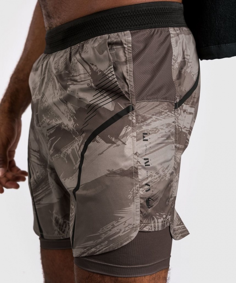 Short Venum Electron 3.0 Course Homme Marron  | MKF-2162558