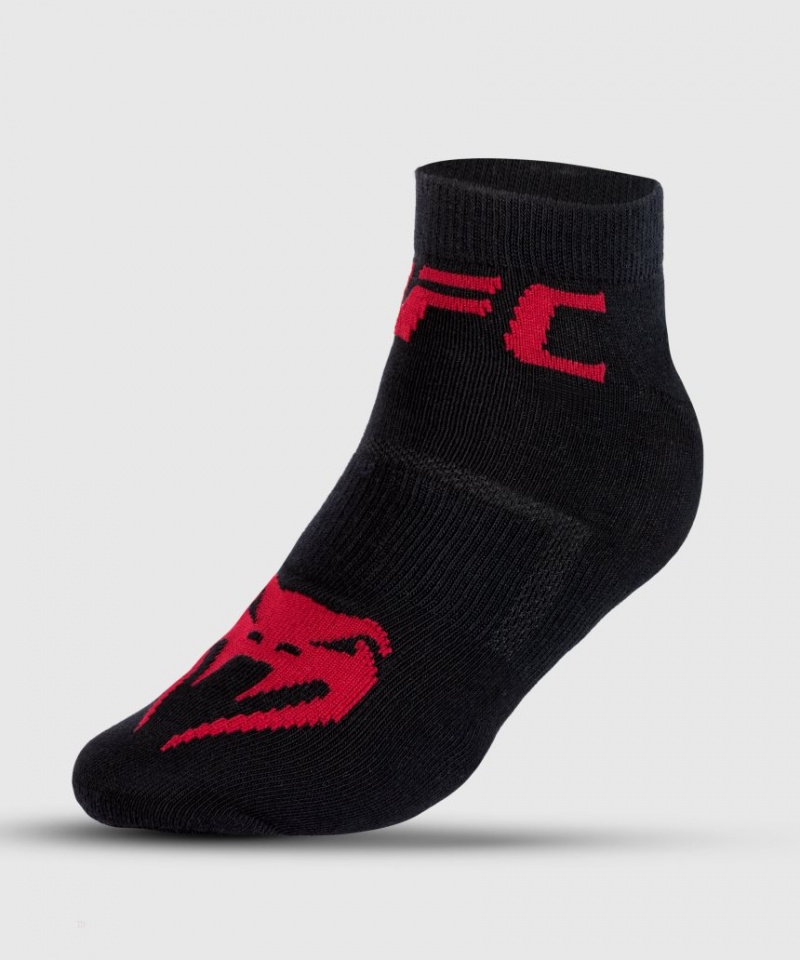 Chaussette Venum UFC Authentic Fight Week 2.0 Performance Sock set of 2 Homme Noir Rouge  | BWP-8701862