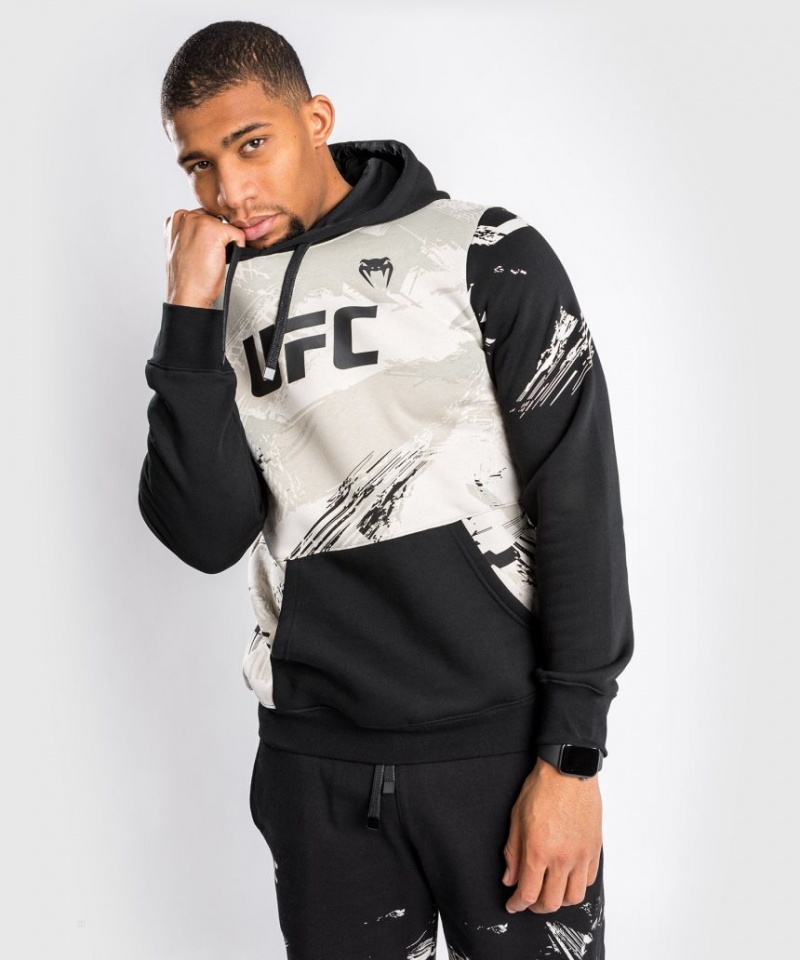 Sweat a Capuche Venum UFC Authentic Fight Week 2.0 Pullover Homme Marron Noir  | HYQ-9373065