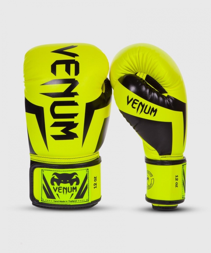 Gants De Boxe Venum Elite Jaune  | KAG-1198601