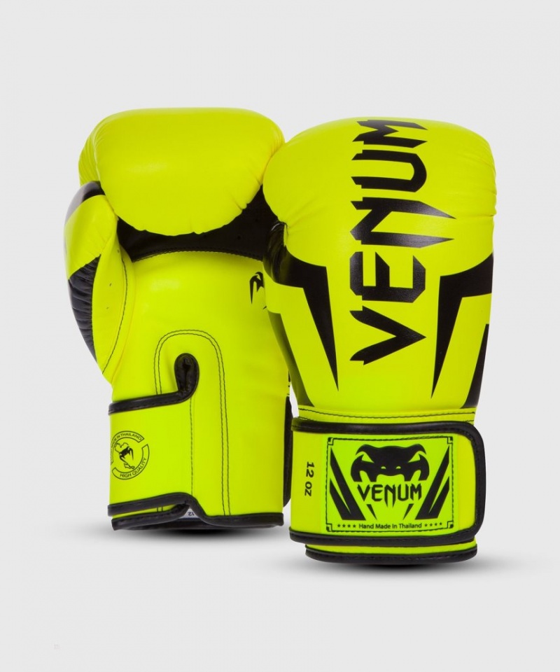 Gants De Boxe Venum Elite Jaune  | KAG-1198601