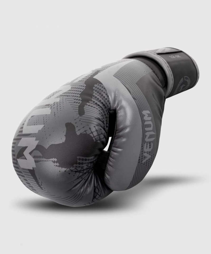 Gants De Boxe Venum Elite Noir Camouflage Foncé  | EMZ-9327694