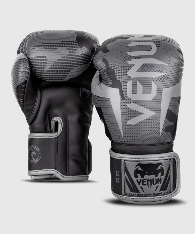 Gants De Boxe Venum Elite Noir Camouflage Foncé  | EMZ-9327694