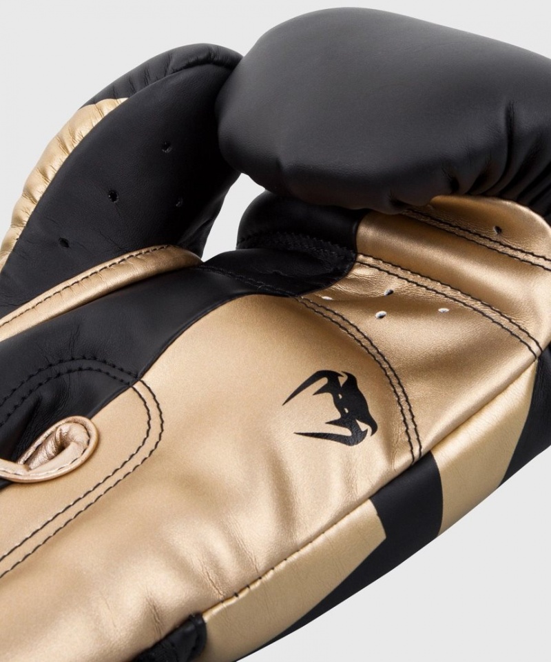 Gants De Boxe Venum Elite Noir Doré  | TDA-5337527