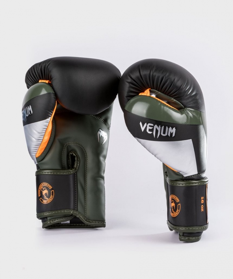 Gants De Boxe Venum Elite Noir Argent  | TOM-1250820