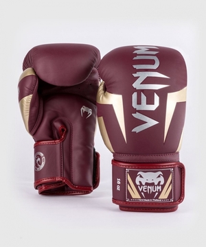 Gants De Boxe Venum Elite Bordeaux Doré  | SGB-2475735