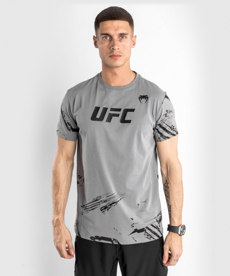 T Shirts Venum UFC Authentic Fight Week 2.0 Corta Sleeve Homme Grise  | TWD-3070835