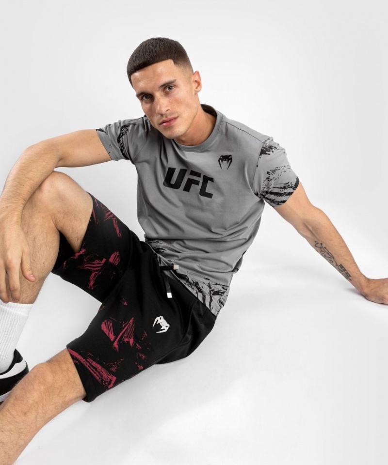 T Shirts Venum UFC Authentic Fight Week 2.0 Corta Sleeve Homme Grise  | TWD-3070835