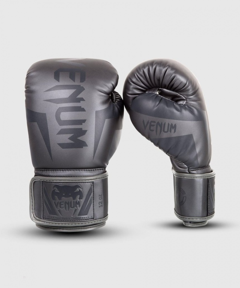 Gants De Boxe Venum Elite Grise Grise  | MWG-0749508