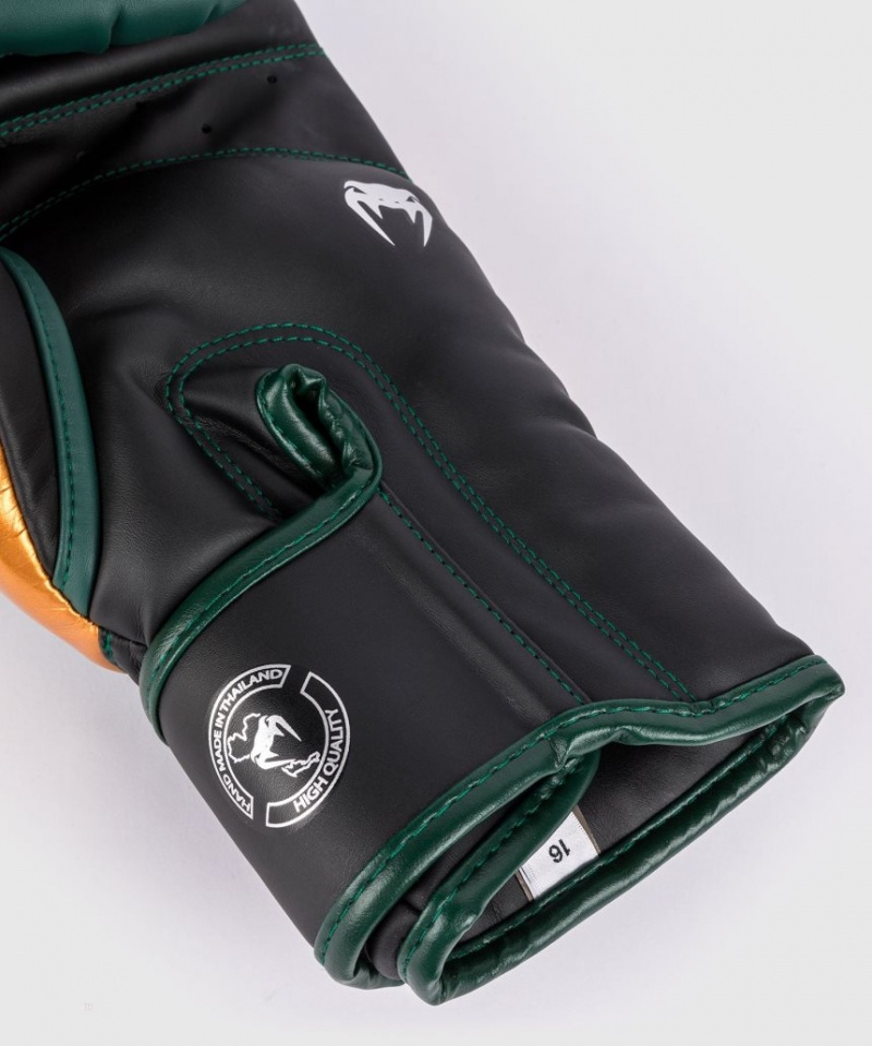 Gants De Boxe Venum Elite Vert Marron Argent  | SWD-6167316