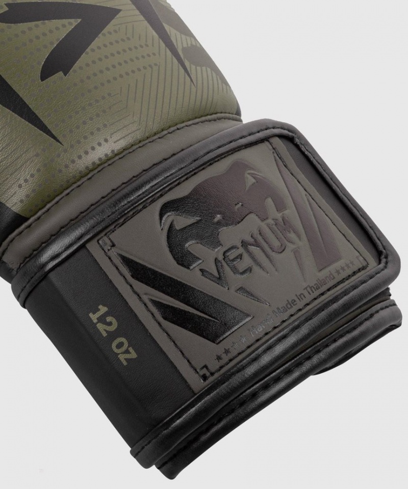 Gants De Boxe Venum Elite Kaki Camouflage  | LSV-0561487