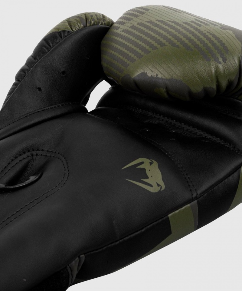 Gants De Boxe Venum Elite Kaki Camouflage  | LSV-0561487