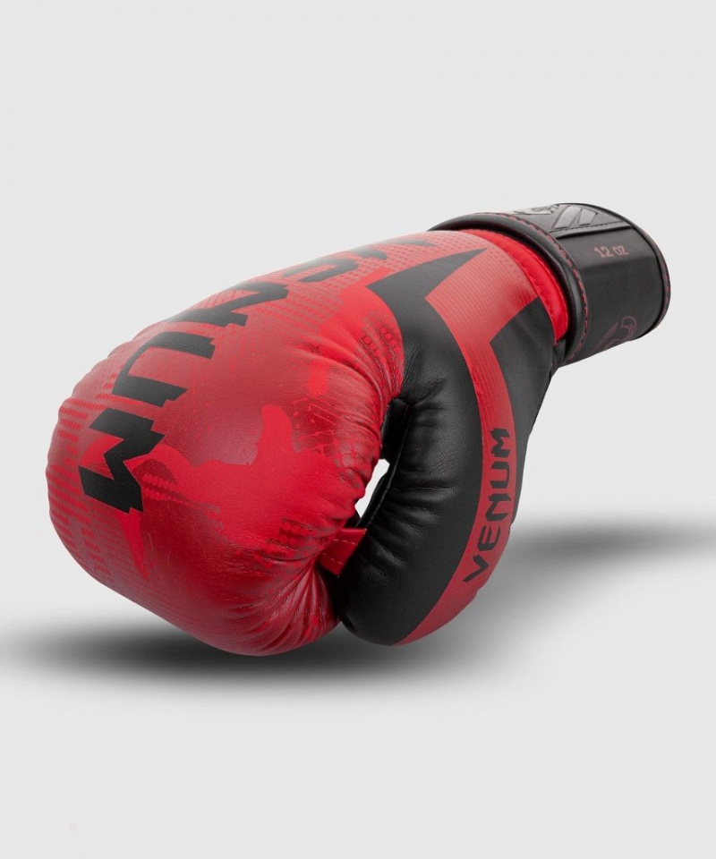 Gants De Boxe Venum Elite Rouge Camouflage  | PPP-2388162