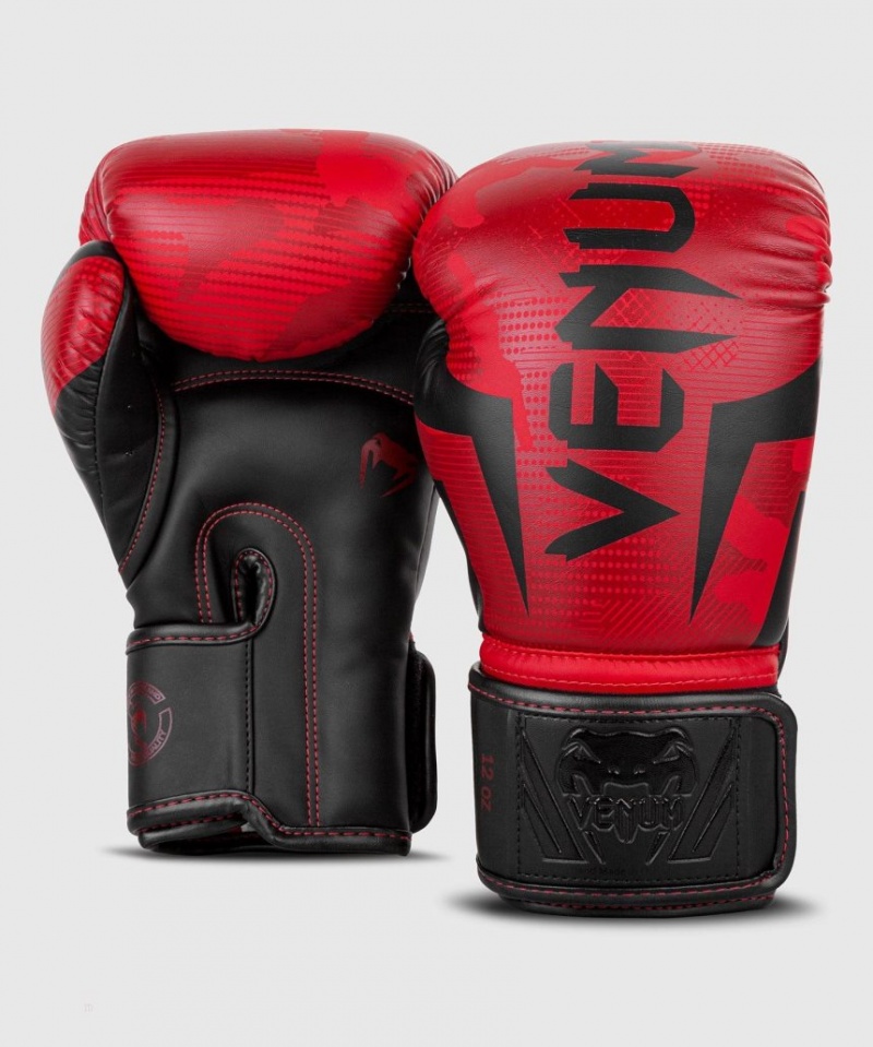 Gants De Boxe Venum Elite Rouge Camouflage  | PPP-2388162