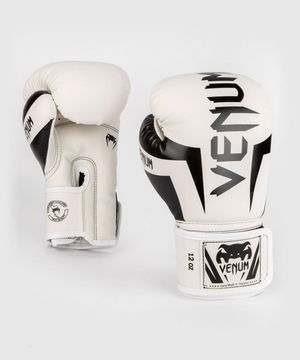 Gants De Boxe Venum Elite Blanche Noir  | ONG-7629099