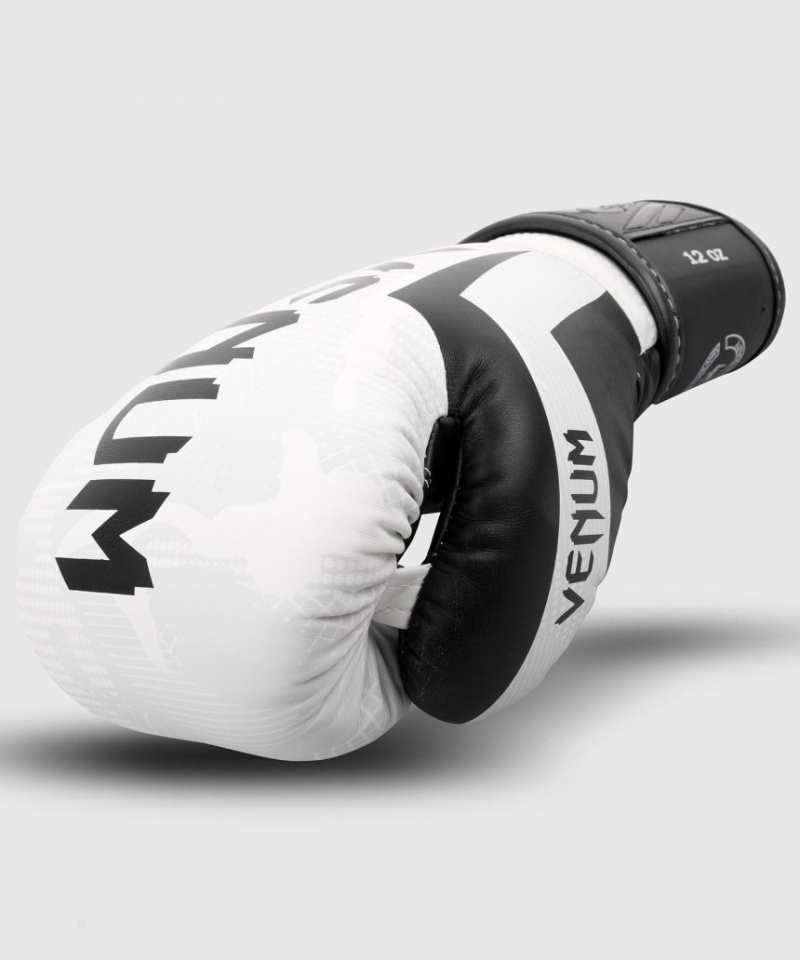 Gants De Boxe Venum Elite Blanche Camouflage  | WVO-1601597