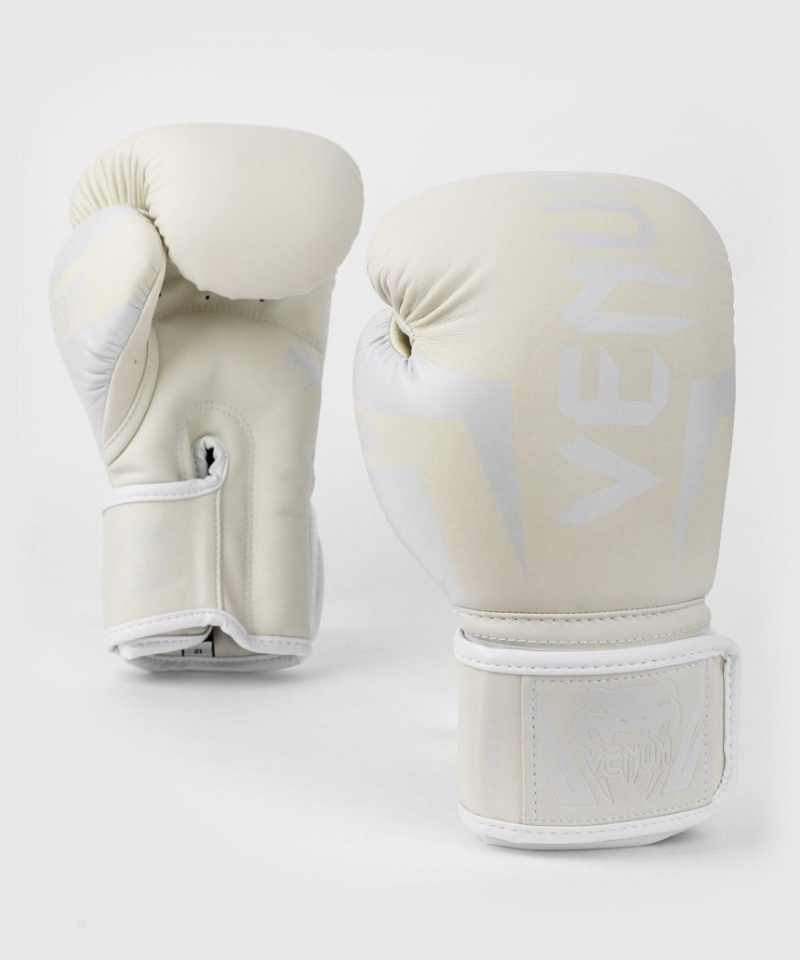 Gants De Boxe Venum Elite Blanche Blanche  | AYM-7738903