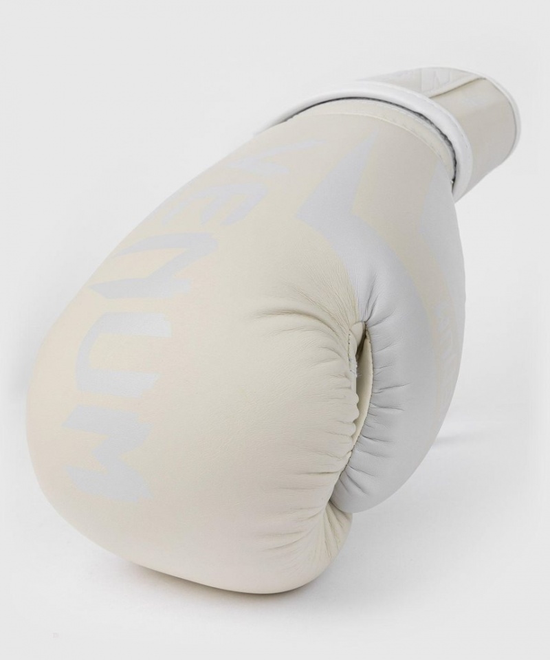 Gants De Boxe Venum Elite Blanche Blanche  | AYM-7738903