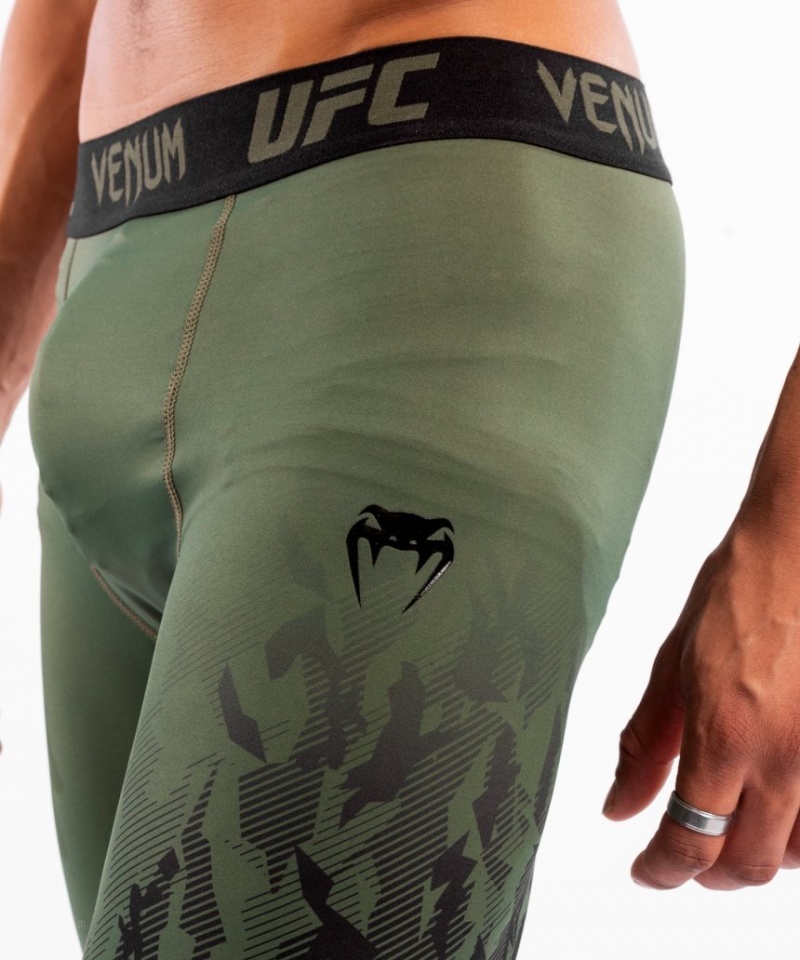 Short Venum UFC Authentic Fight Week Performance Vale Tudo Homme Kaki  | WHW-8699953