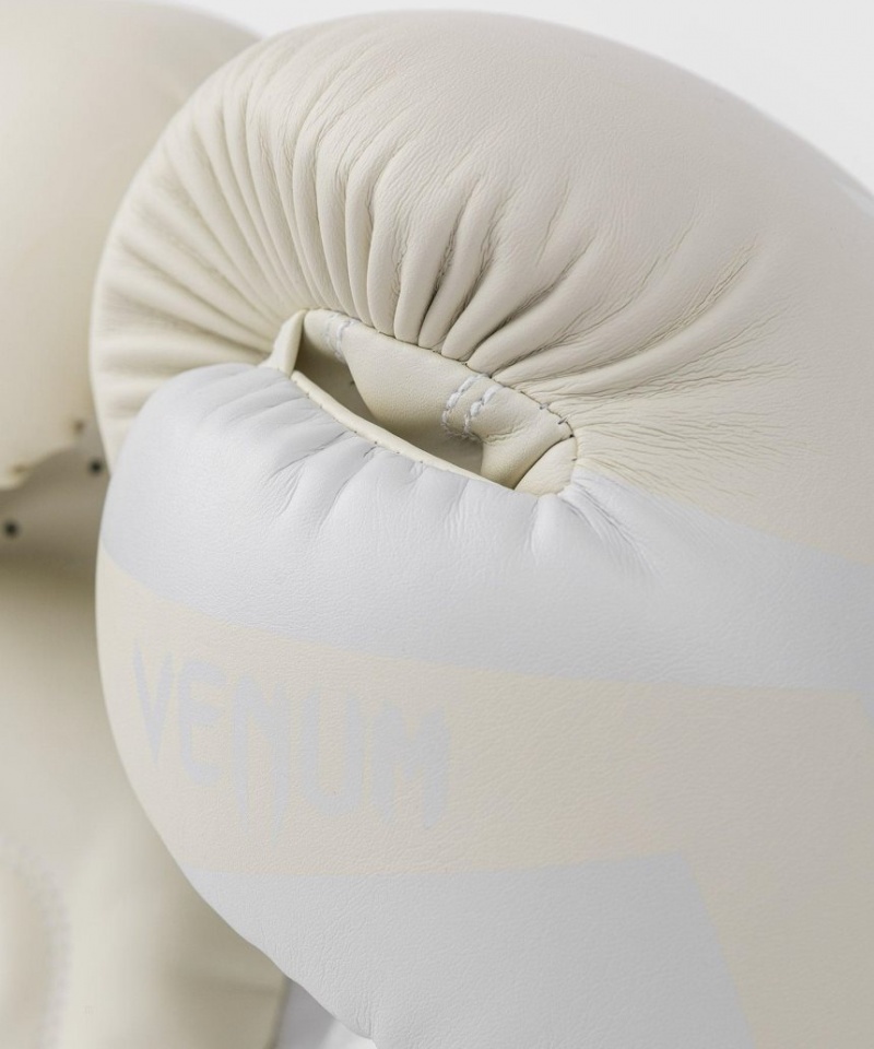 Gants De Boxe Venum Elite Blanche Blanche  | AYM-7738903