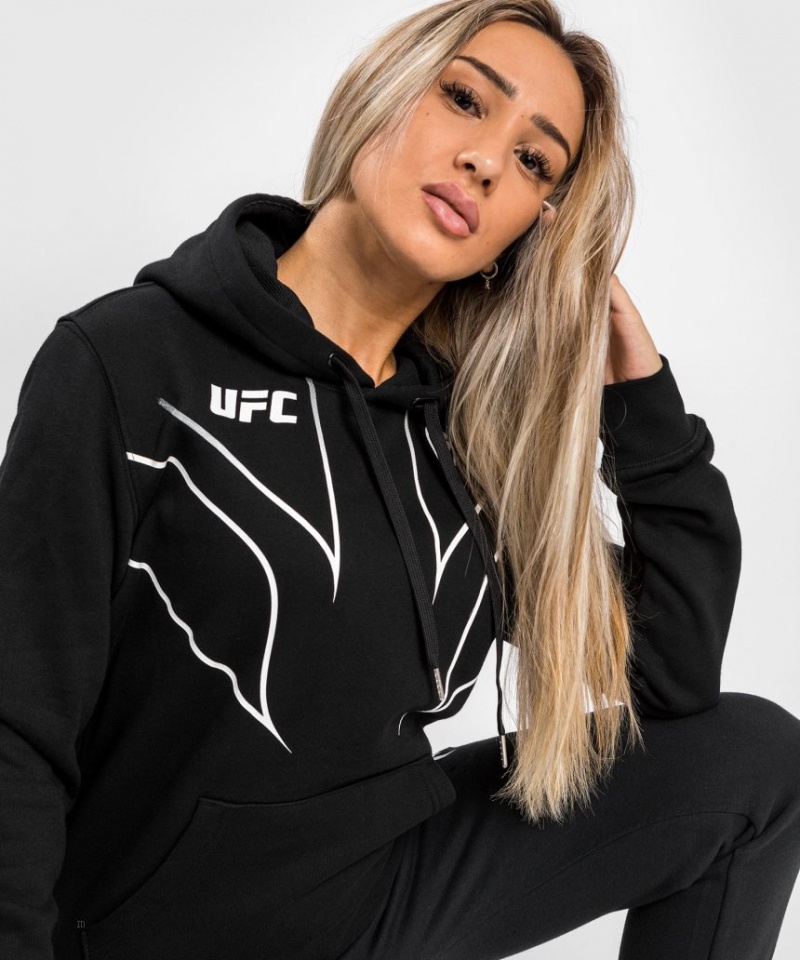 Sweat a Capuche Venum UFC Fight Night 2.0 Replica Femme Noir  | TWT-4689321