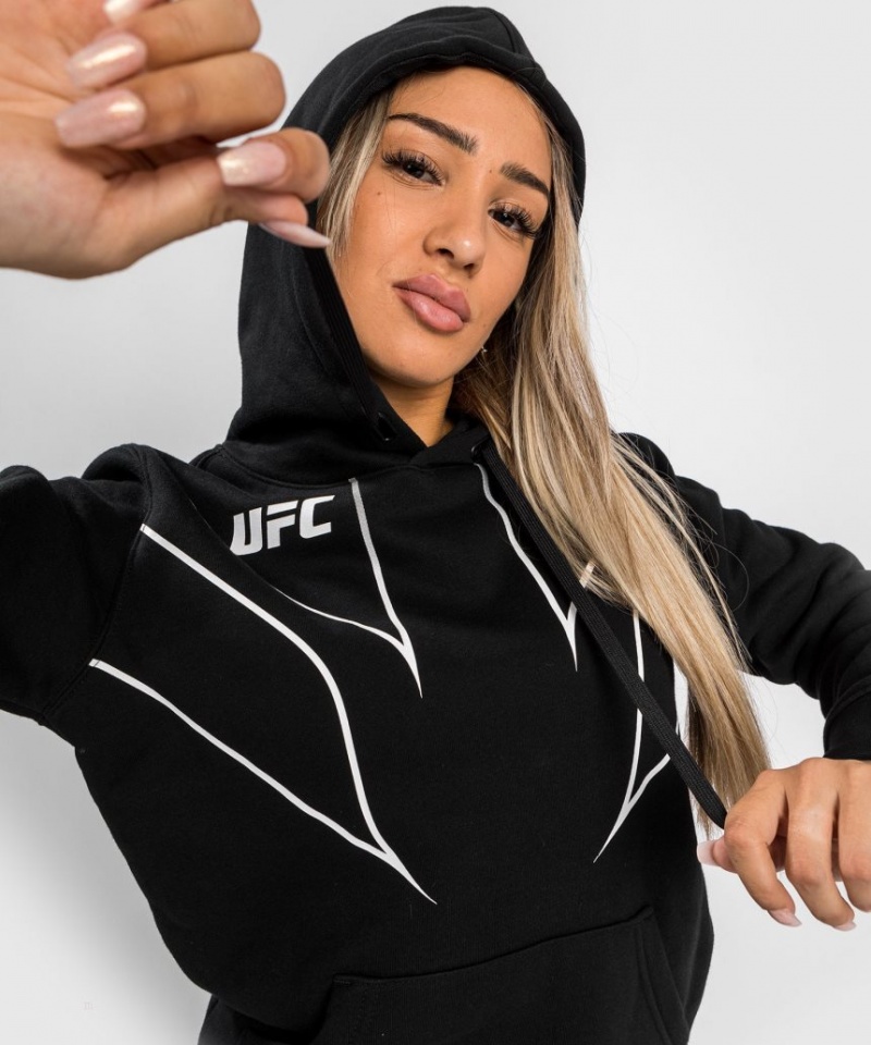 Sweat a Capuche Venum UFC Fight Night 2.0 Replica Femme Noir  | TWT-4689321