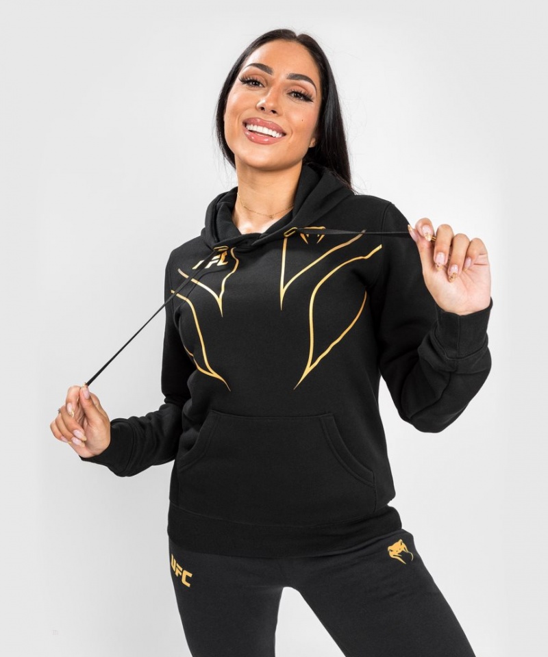 Sweat a Capuche Venum UFC Fight Night 2.0 Replica Femme Noir  | GZT-2756461