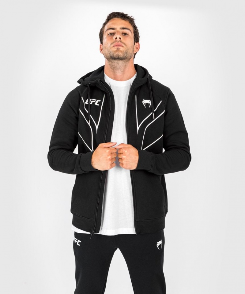 Sweat a Capuche Venum UFC Fight Night 2.0 Replica Full Zip Homme Noir  | BUC-9951793