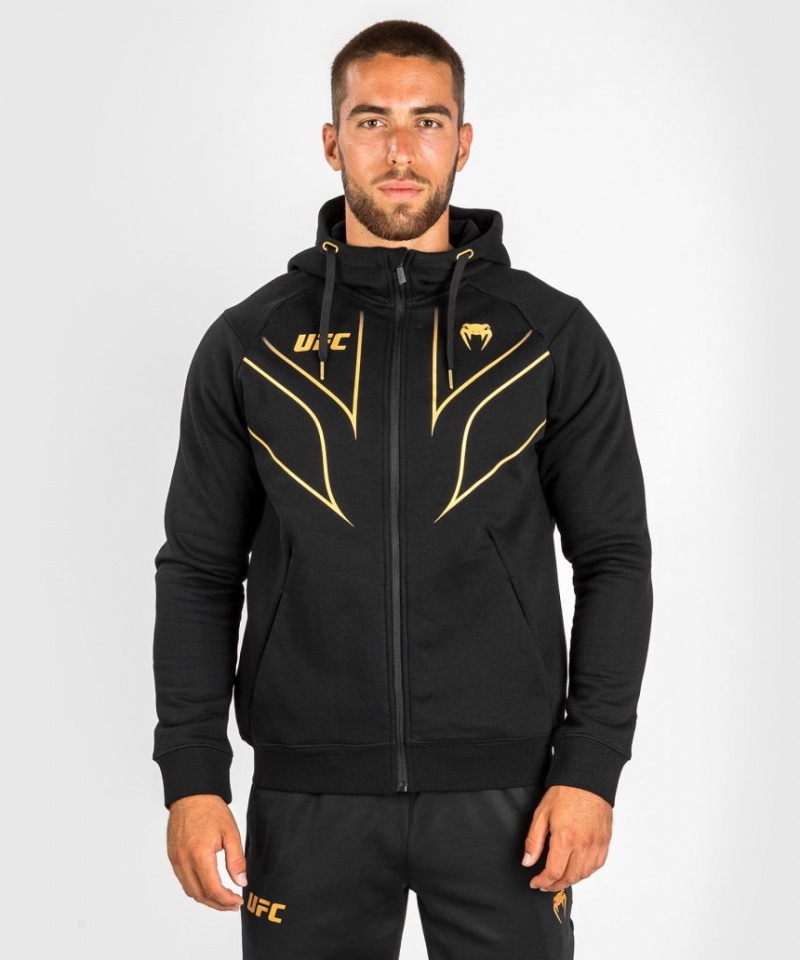 Sweat a Capuche Venum UFC Fight Night 2.0 Replica Full Zip Homme Noir  | SZT-4906050