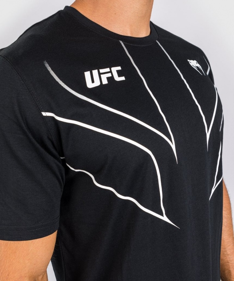 T Shirts Venum UFC Fight Night 2.0 Replica Homme Noir  | BMV-3787643