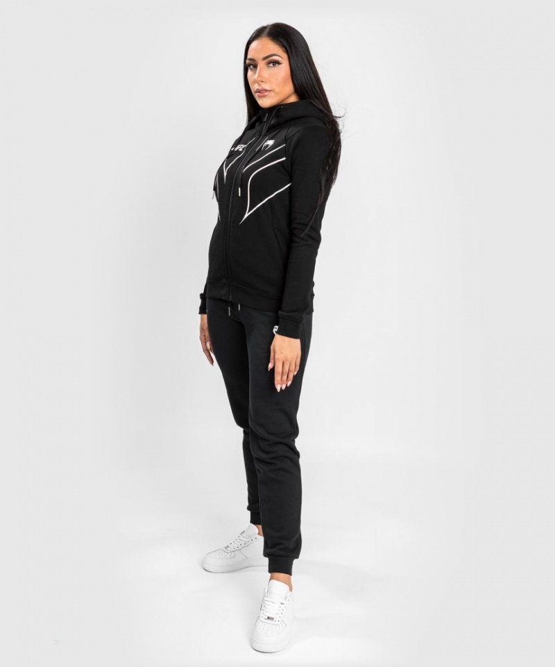 Sweat a Capuche Venum UFC Fight Night 2.0 Replica Full Zip Femme Noir  | HIK-9923361