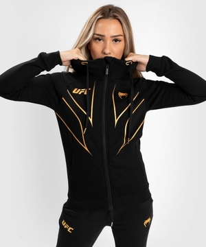 Sweat a Capuche Venum UFC Fight Night 2.0 Replica Full Zip Femme Noir  | FFV-6567527