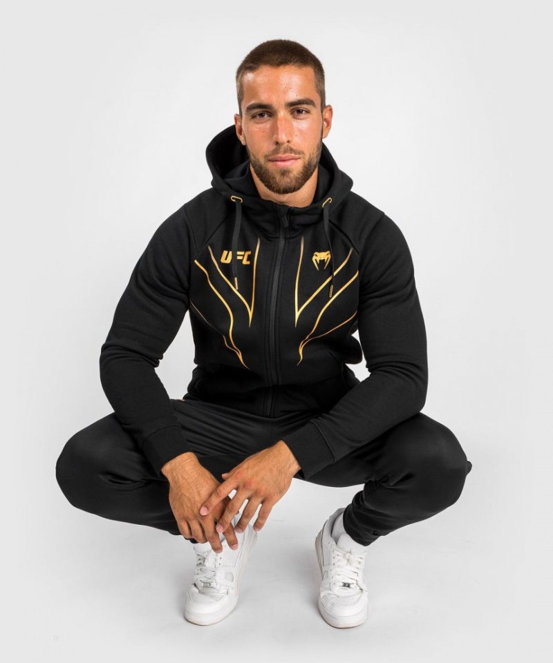 Sweat a Capuche Venum UFC Fight Night 2.0 Replica Full Zip Homme Noir  | SZT-4906050