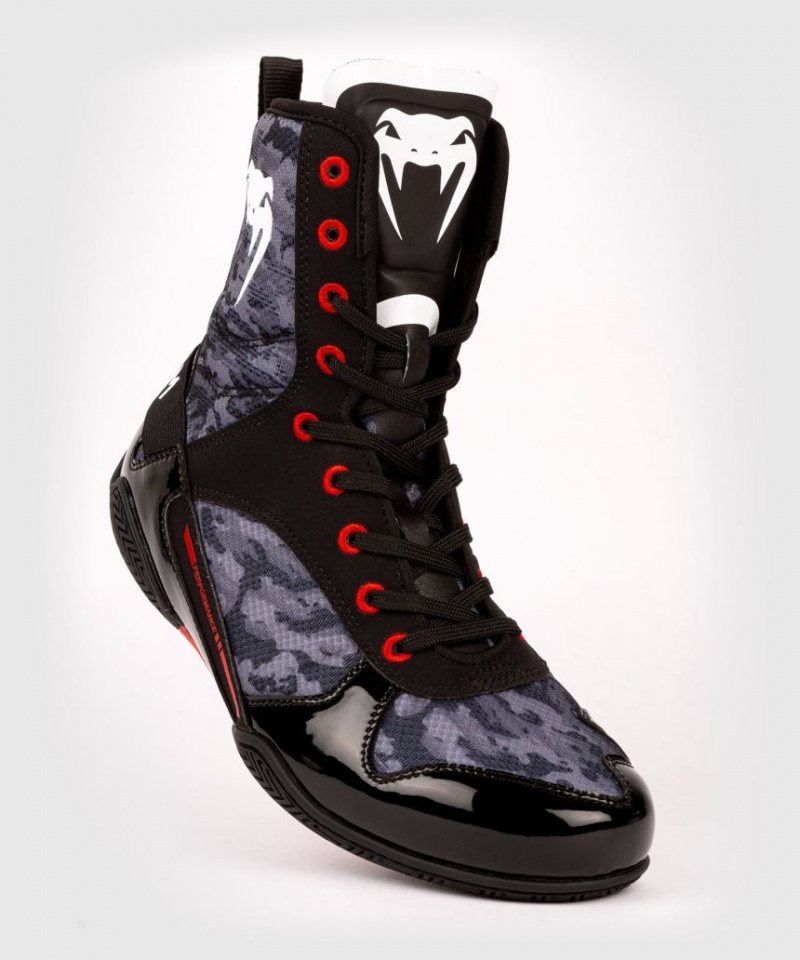 Chaussures De Boxe Venum Elite Femme Camouflage Foncé  | DIA-6425580