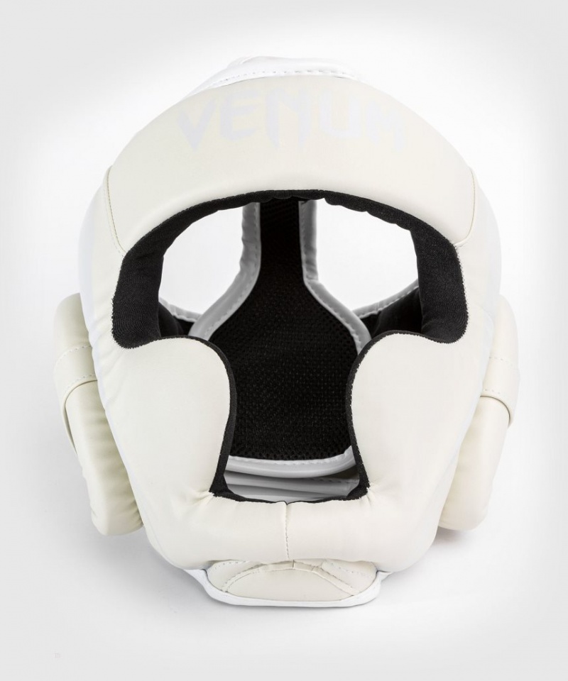 Casque De Boxe Venum Elite Blanche Blanche  | IJE-4133817