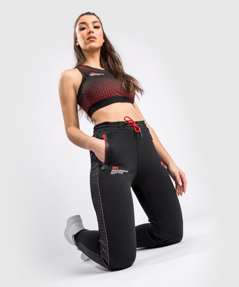 Pantalon Jogger Venum UFC Performance Institute Femme Noir Rouge  | HTS-6223402