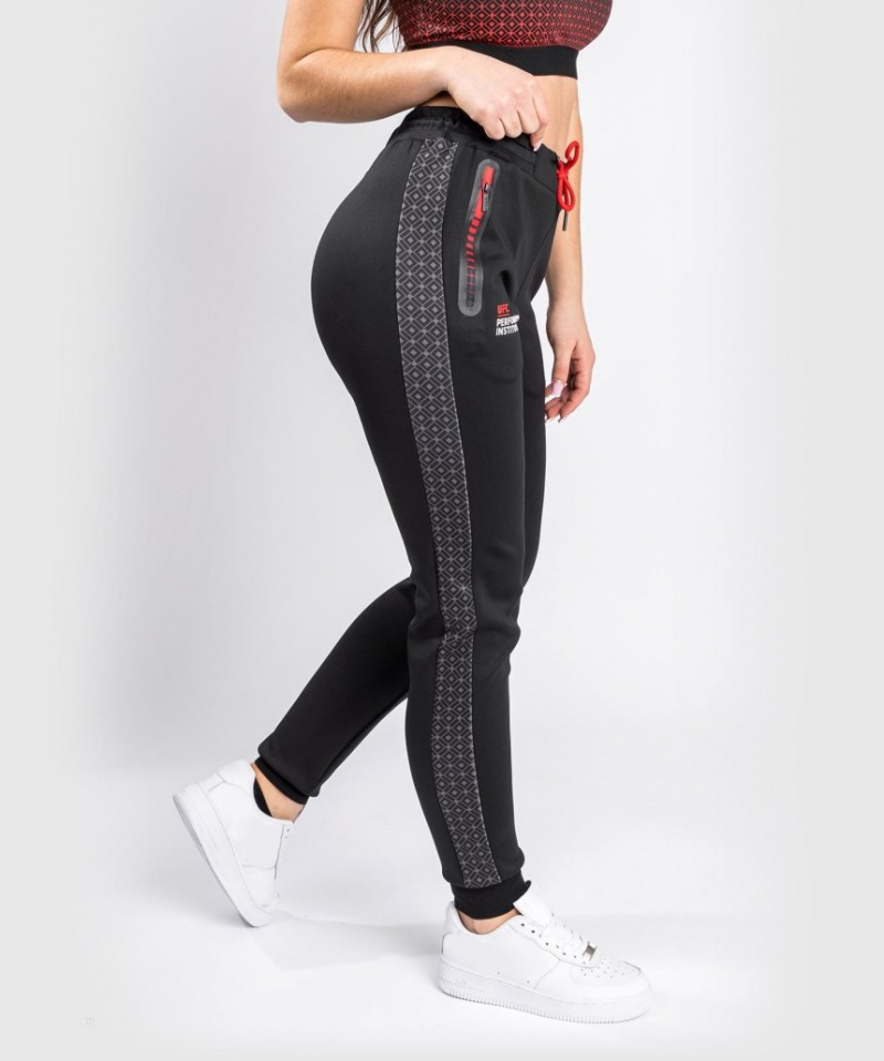 Pantalon Jogger Venum UFC Performance Institute Femme Noir Rouge  | HTS-6223402