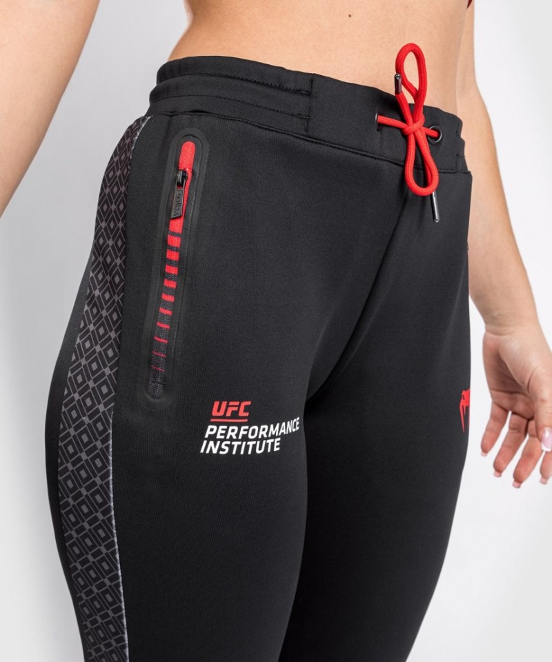 Pantalon Jogger Venum UFC Performance Institute Femme Noir Rouge  | HTS-6223402