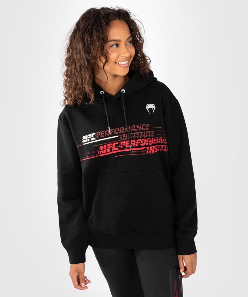 Sweat a Capuche Venum UFC Performance Institute 2.0 Femme Noir Rouge  | SBE-3892421