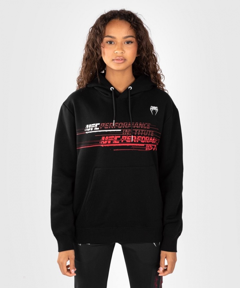 Sweat a Capuche Venum UFC Performance Institute 2.0 Femme Noir Rouge  | SBE-3892421