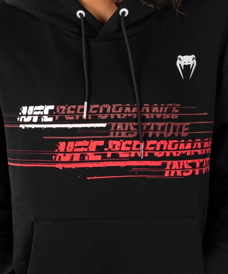 Sweat a Capuche Venum UFC Performance Institute 2.0 Femme Noir Rouge  | SBE-3892421