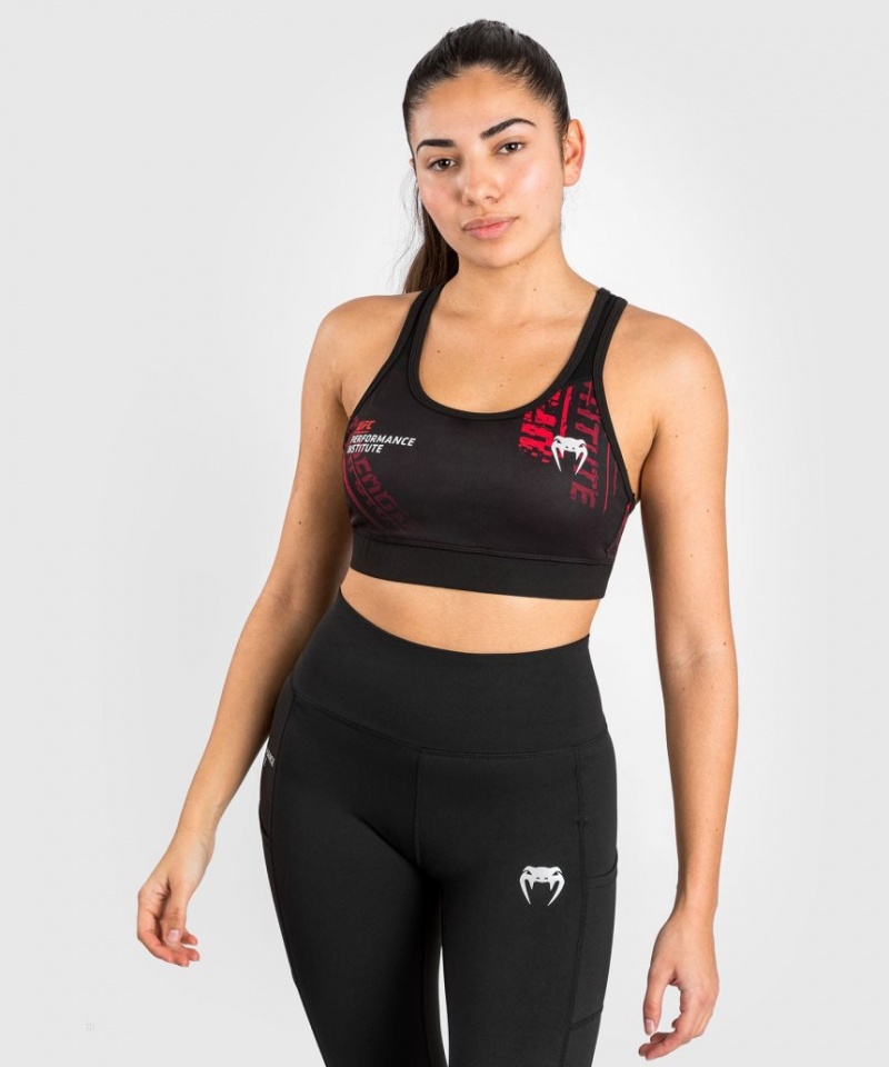 Soutien Gorge Sport Venum UFC Performance Institute 2.0 Femme Noir Rouge  | GLW-5983066