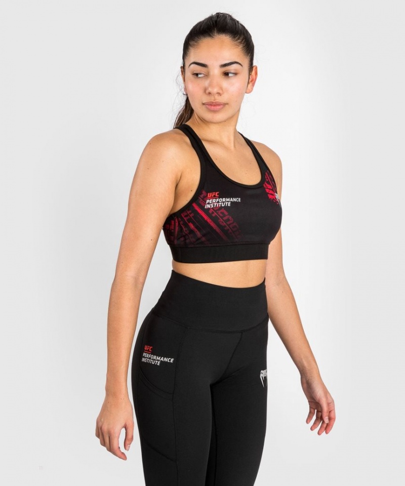 Soutien Gorge Sport Venum UFC Performance Institute 2.0 Femme Noir Rouge  | GLW-5983066